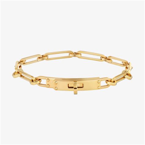 hermes sterling silver link bracelet|Hermes kelly bracelet yellow gold.